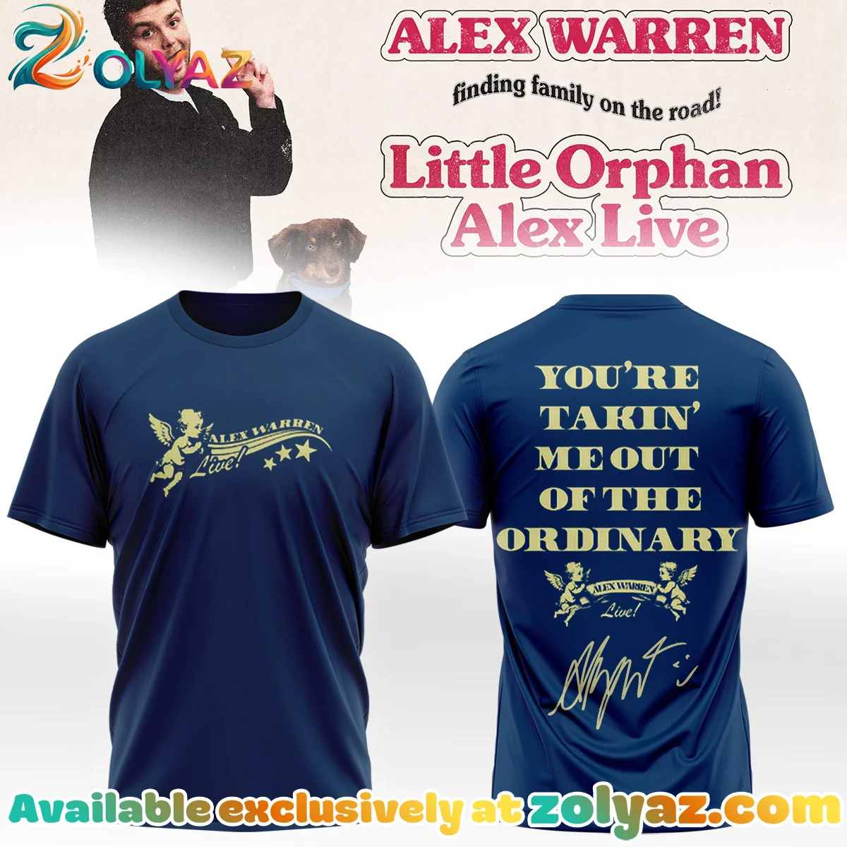 Alex Warren Little Orphan Alex Shirt & Hoodie [Batch 9]