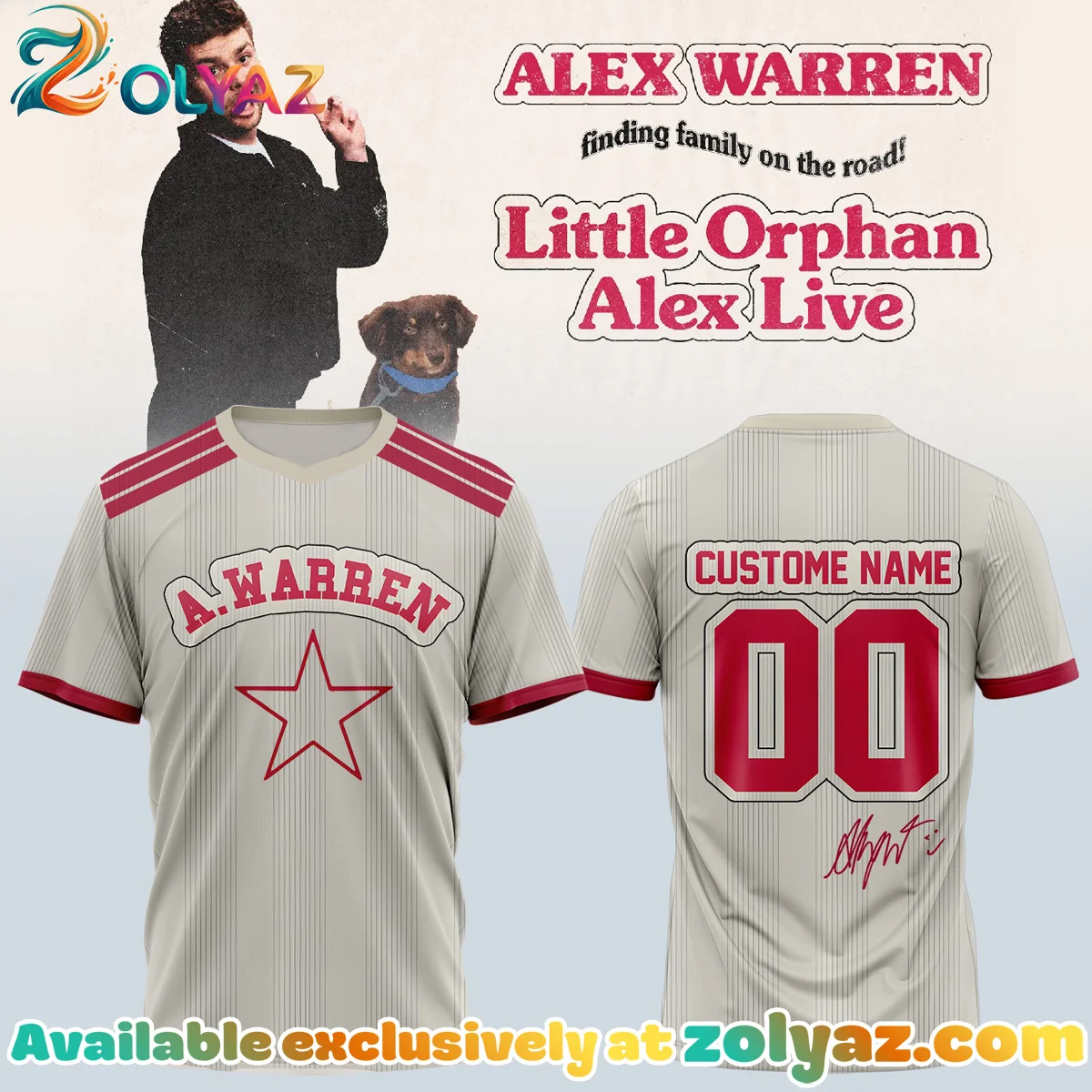 Alex Warren Little Orphan Alex Shirt & Hoodie (Style 8)