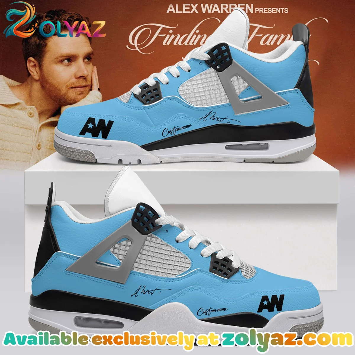 Alex Warren Little Orphan Alex Custom Air Force 1 & Jordan 1 Shoes - Series 21