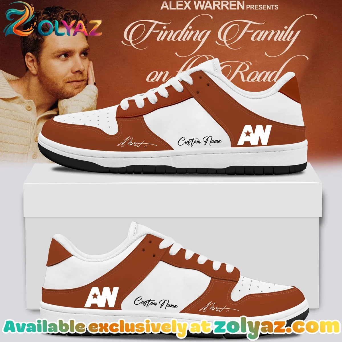 Alex Warren Little Orphan Alex Custom Air Force 1 & Jordan 1 Shoes (Design 26)
