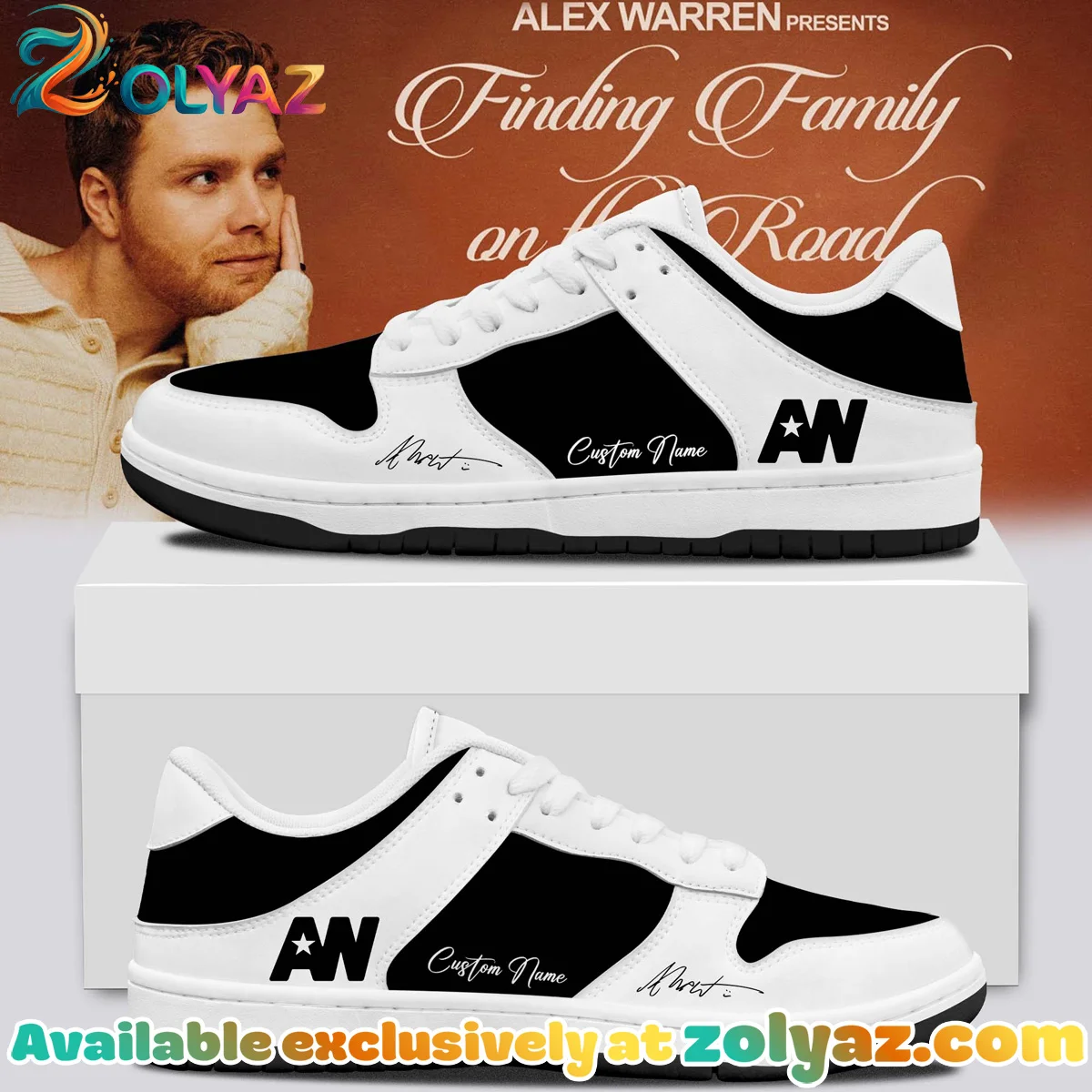 Alex Warren Little Orphan Alex Custom Air Force 1 & Jordan 1 Shoes - Variant 28
