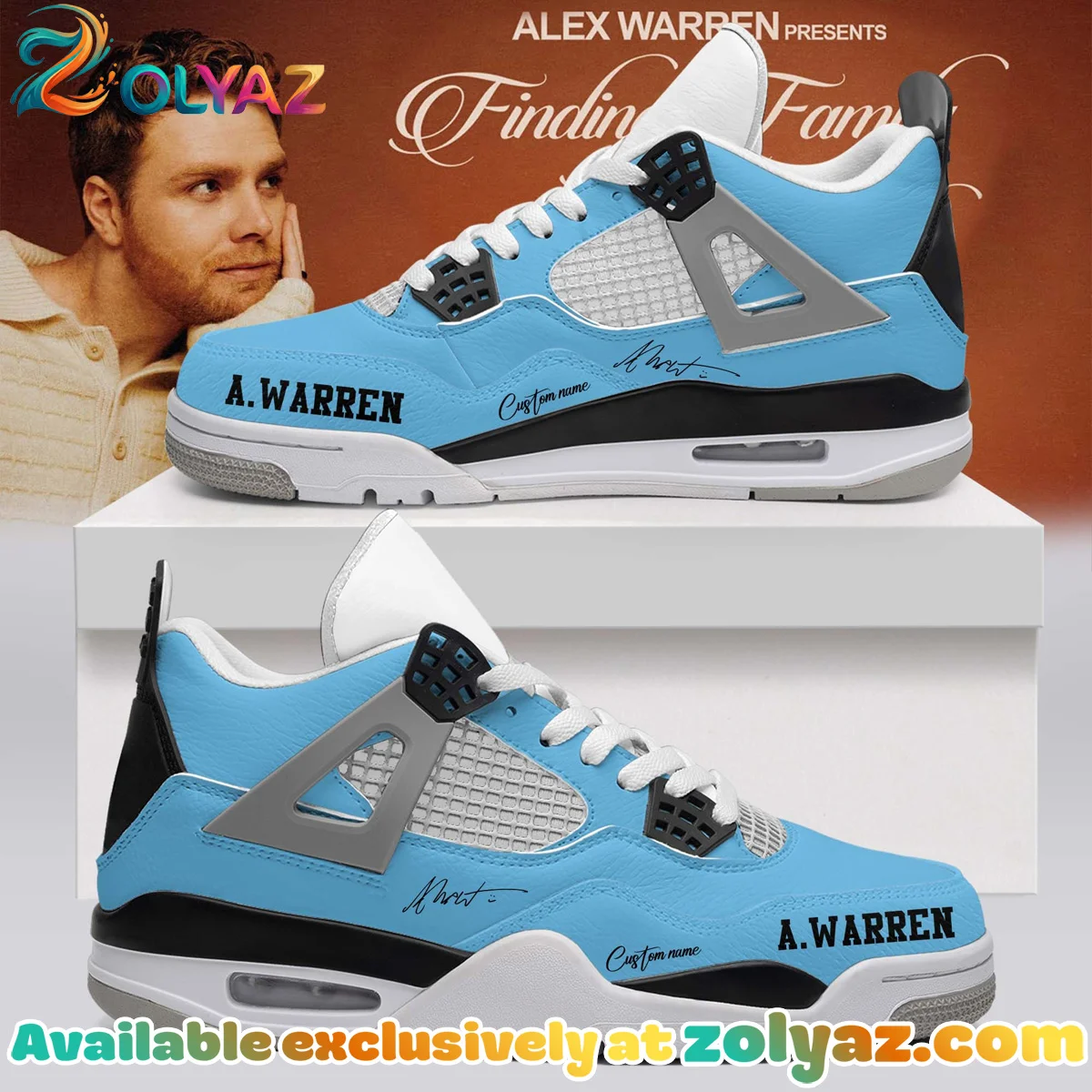 Alex Warren Little Orphan Alex Custom Air Force 1 & Jordan 1 Shoes [Batch 7]