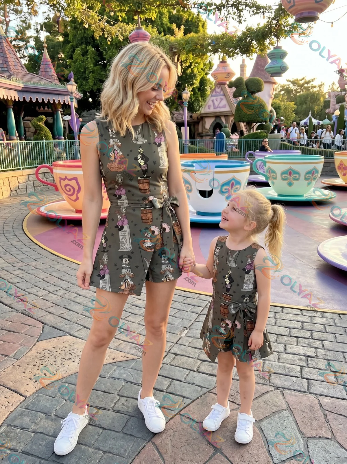Alice In Wonderland Athletic Dress - Tennis Dress Skirt, Mad Tea Party Disney Tennis Skort For Women Alice In Wonderland Athletic Dress - Tennis Dress Skirt, Mad Tea Party Disney Tennis Skort For Women