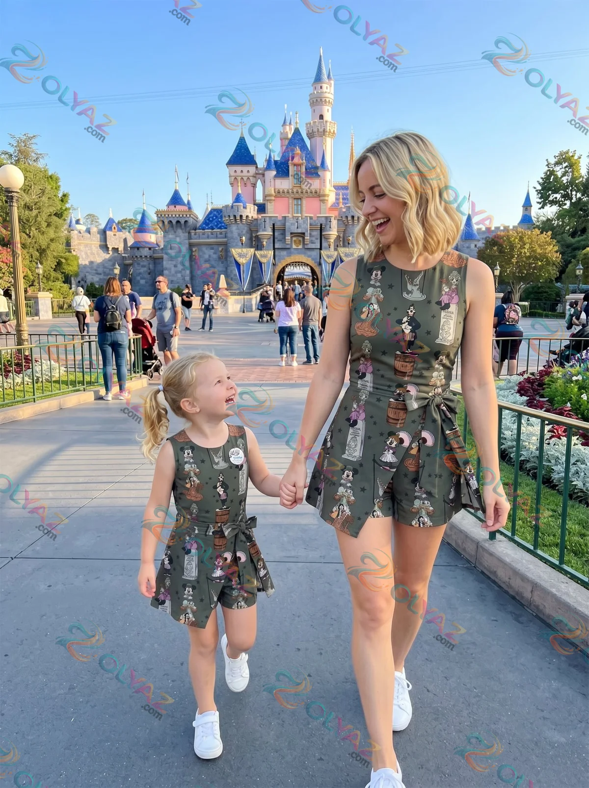 Alice In Wonderland Athletic Dress - Tennis Dress Skirt, Mad Tea Party Disney Tennis Skort For Women