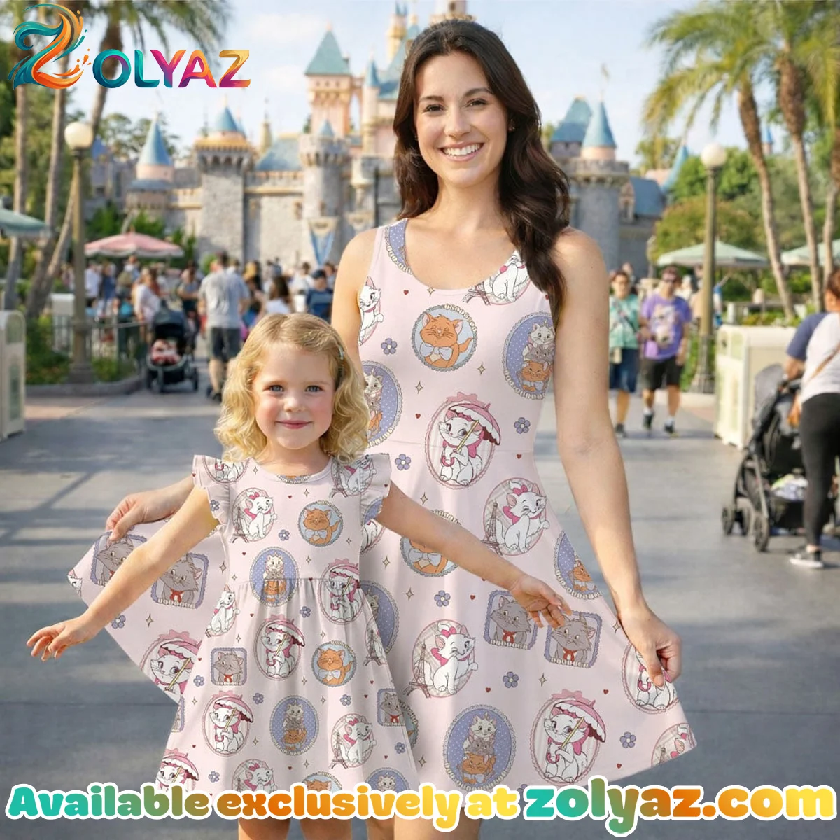 Aristocats Marie & Toulouse Skater Dress