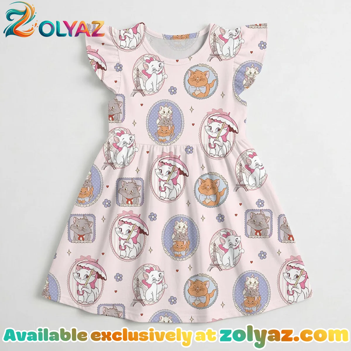 Aristocats Marie & Toulouse Skater Dress Aristocats Marie & Toulouse Skater Dress