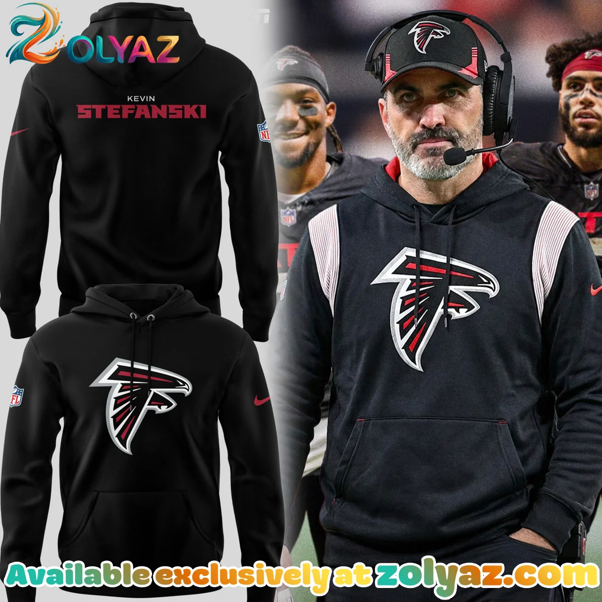 Atlanta Falcons Kevin Stefanski T-Shirt & Hoodie - Part 5