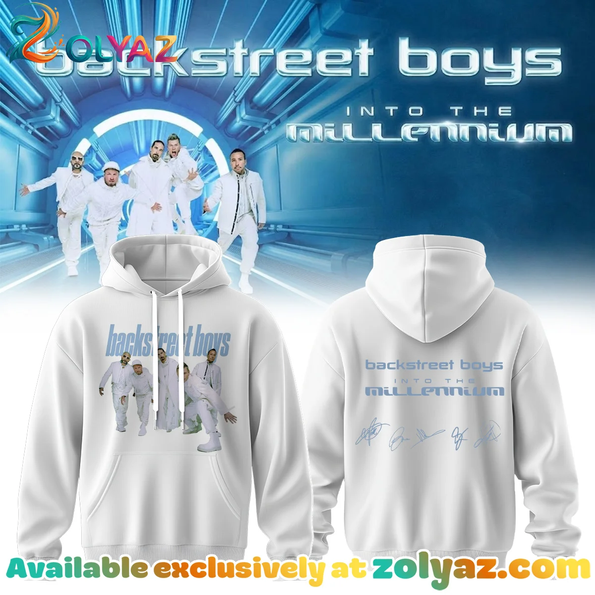 Backstreet Boys Into The Millennium Signature T-Shirt & Hoodie [Drop 14]