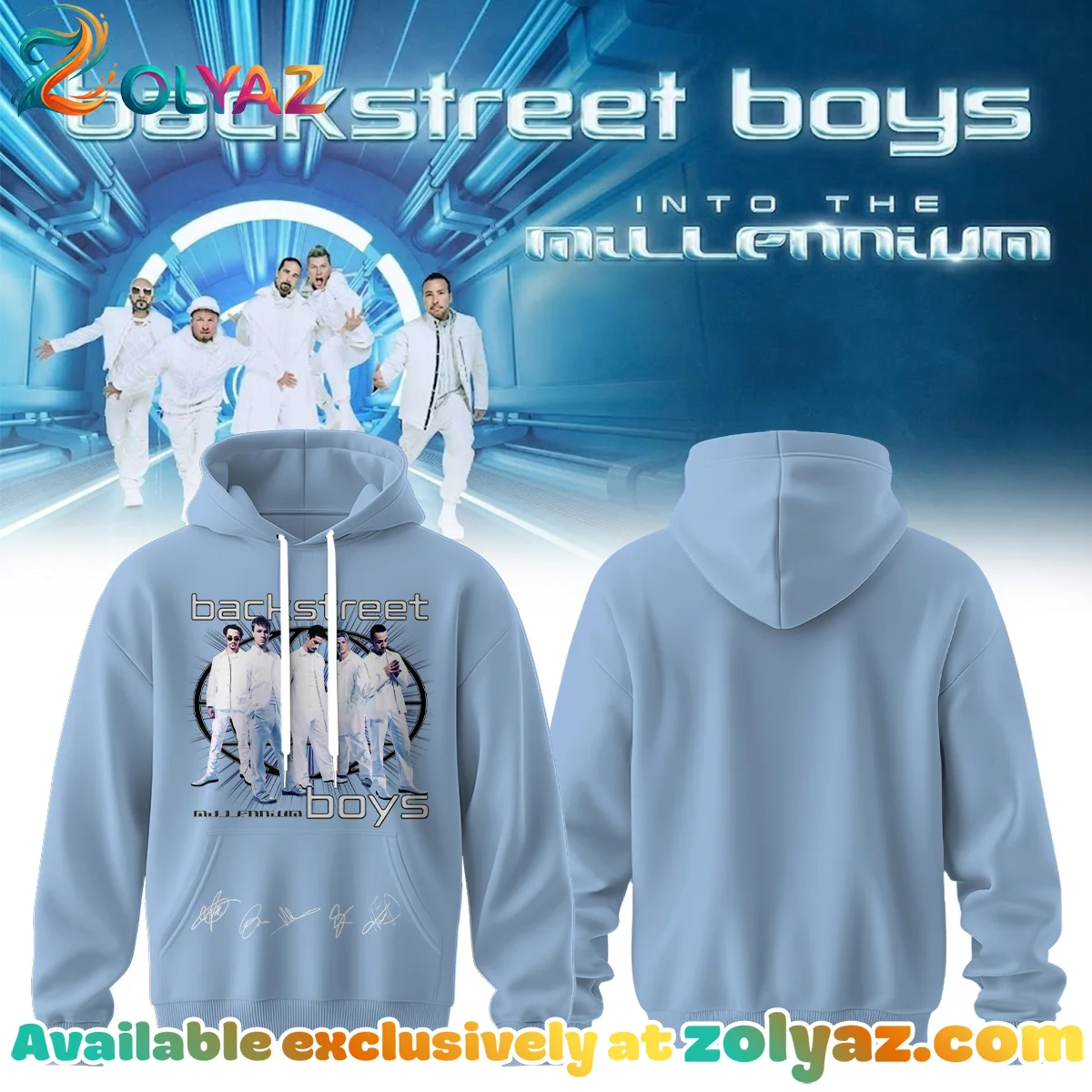 Backstreet Boys Into The Millennium Signature Shirt & Hoodie - Part 13