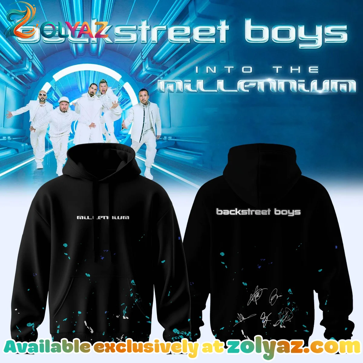 Backstreet Boys Into The Millennium Signature Shirt & Hoodie (Design 15)