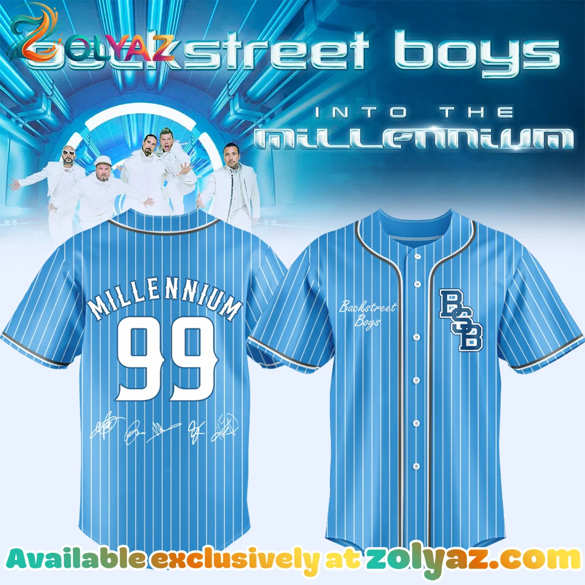 Backstreet Boys Into The Millennium Signature Jersey (Design 2)