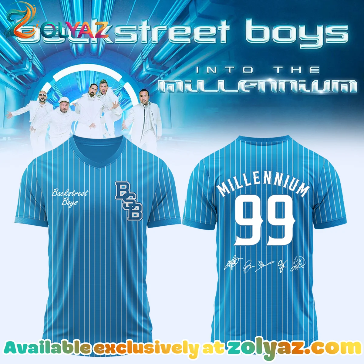Backstreet Boys Into The Millennium Signature Jersey (Style 3)