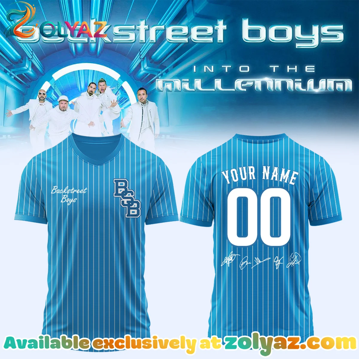 Backstreet Boys Into The Millennium Signature Jersey (Design 10)