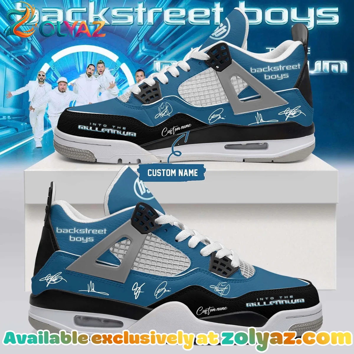 Backstreet Boys Into The Millennium Signature Custom Air Force 1 & Jordan 1 Shoes [Batch 1]