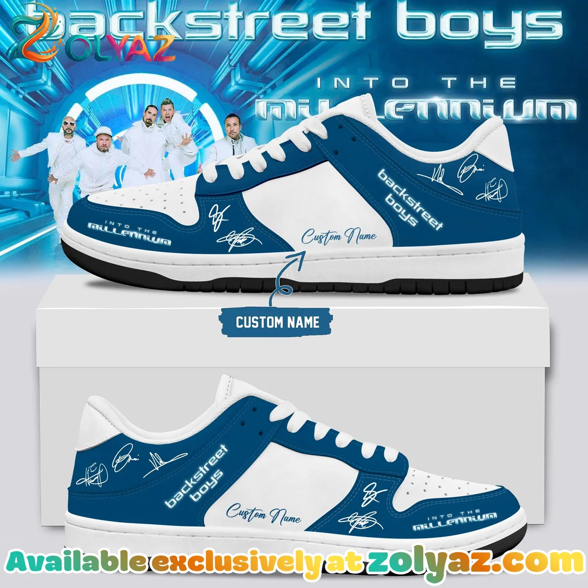 Backstreet Boys Into The Millennium Signature Custom Air Force 1 & Jordan 1 Shoes - Variant 6