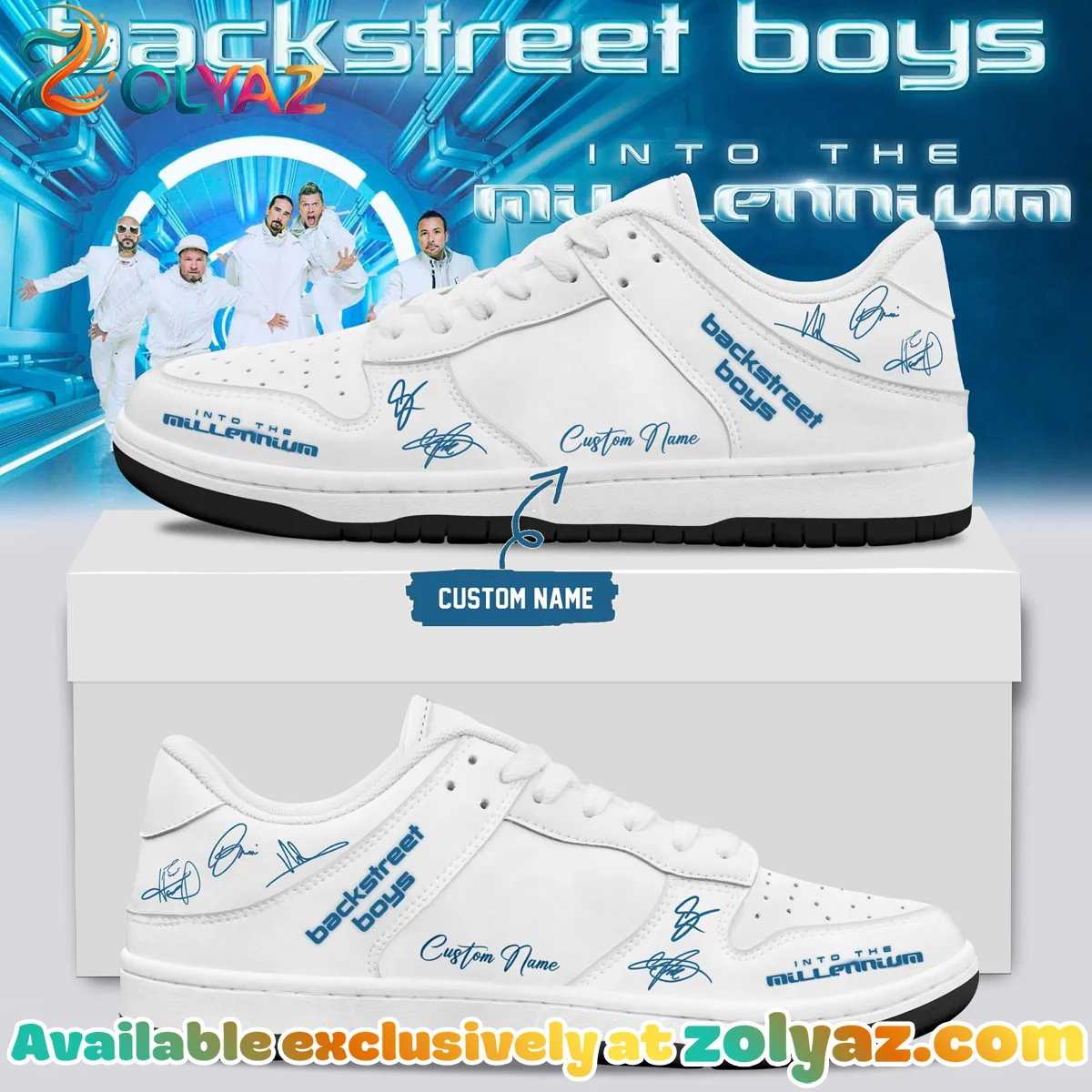 Backstreet Boys Into The Millennium Signature Custom Air Force 1 & Jordan 1 Shoes [Drop 7]