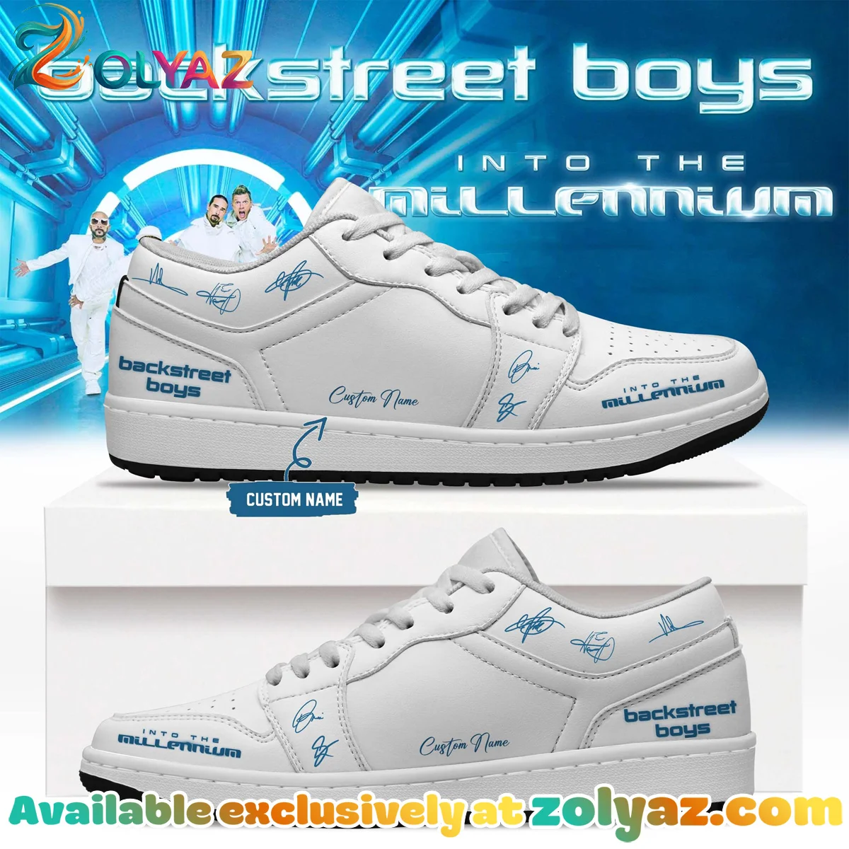 Backstreet Boys Into The Millennium Signature Custom Air Force 1 & Jordan 1 Shoes [Batch 10]