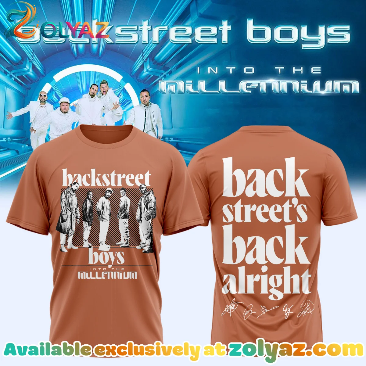 Backstreet Boys Into The Millennium Signature Shirt & Hoodie - Part 17
