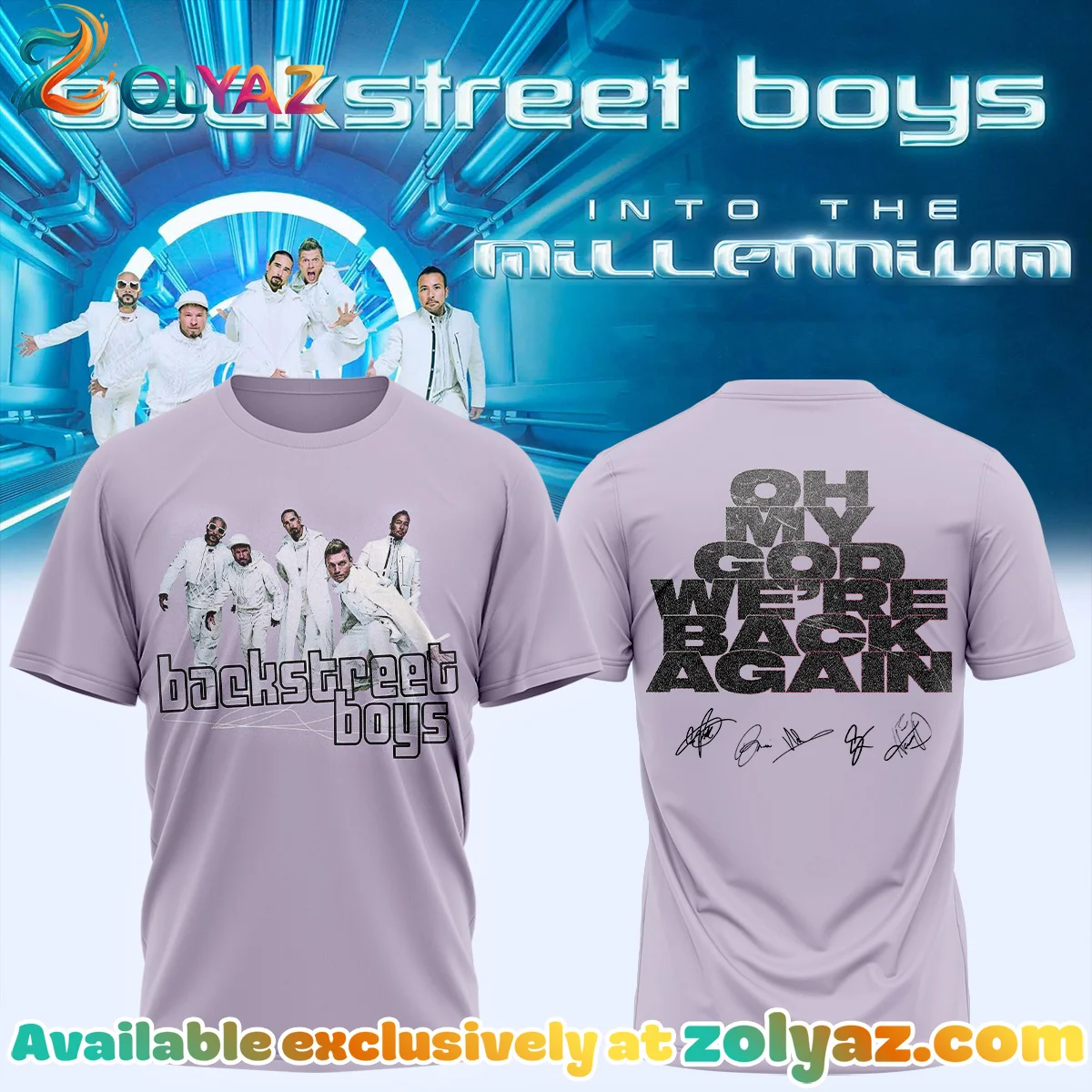 Backstreet Boys Into The Millennium Signature Shirt & Hoodie - Part 13