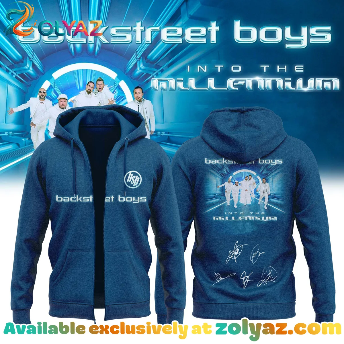Backstreet Boys Into The Millennium Signature Shirt & Hoodie - Series 20