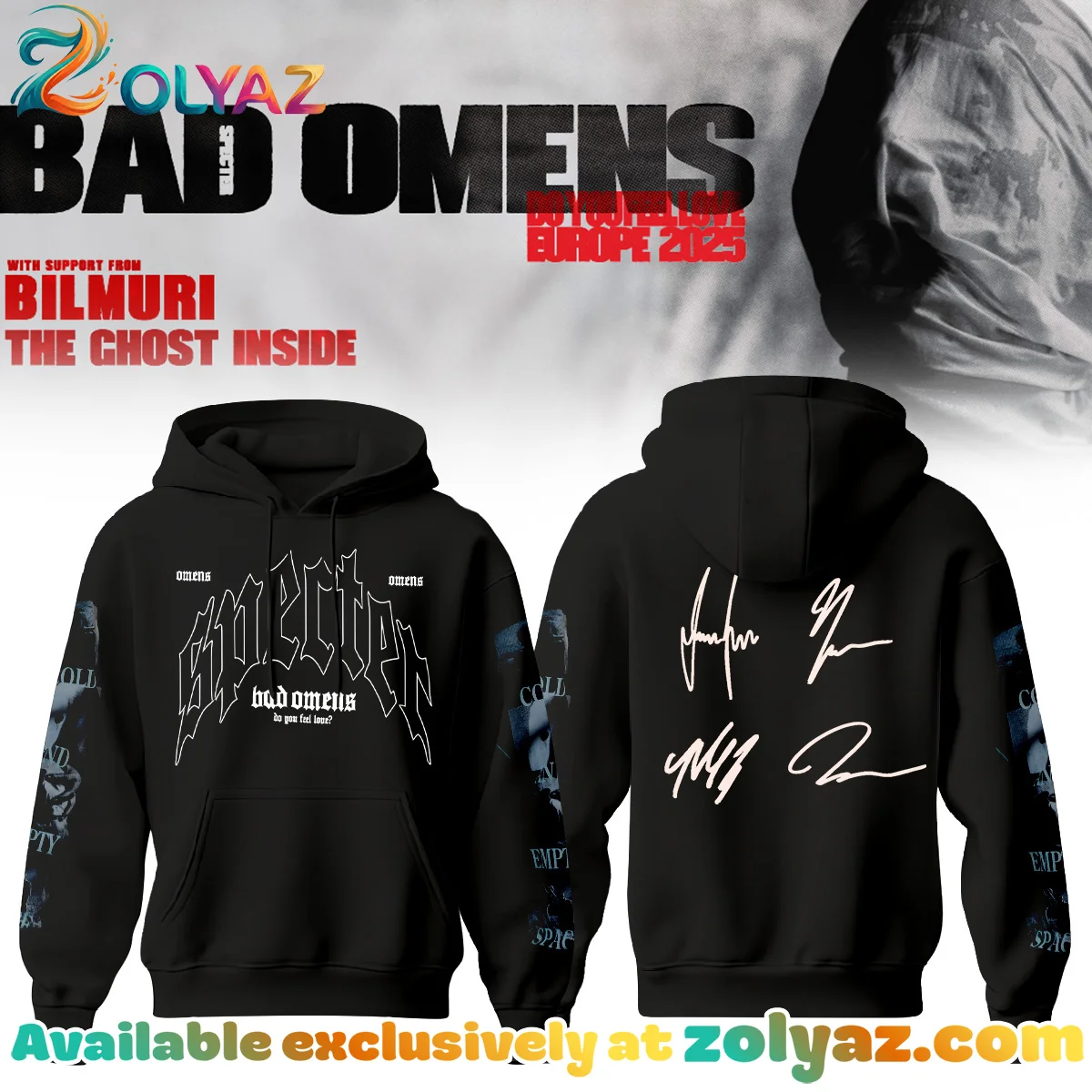 Bad Omens Do You Feel Love Tour T-Shirt & Hoodie [Batch 5]