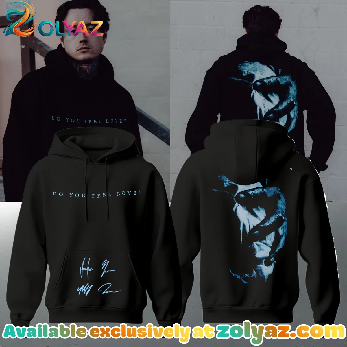 Bad Omens Do You Feel Love Tour T-Shirt & Hoodie (Style 3)