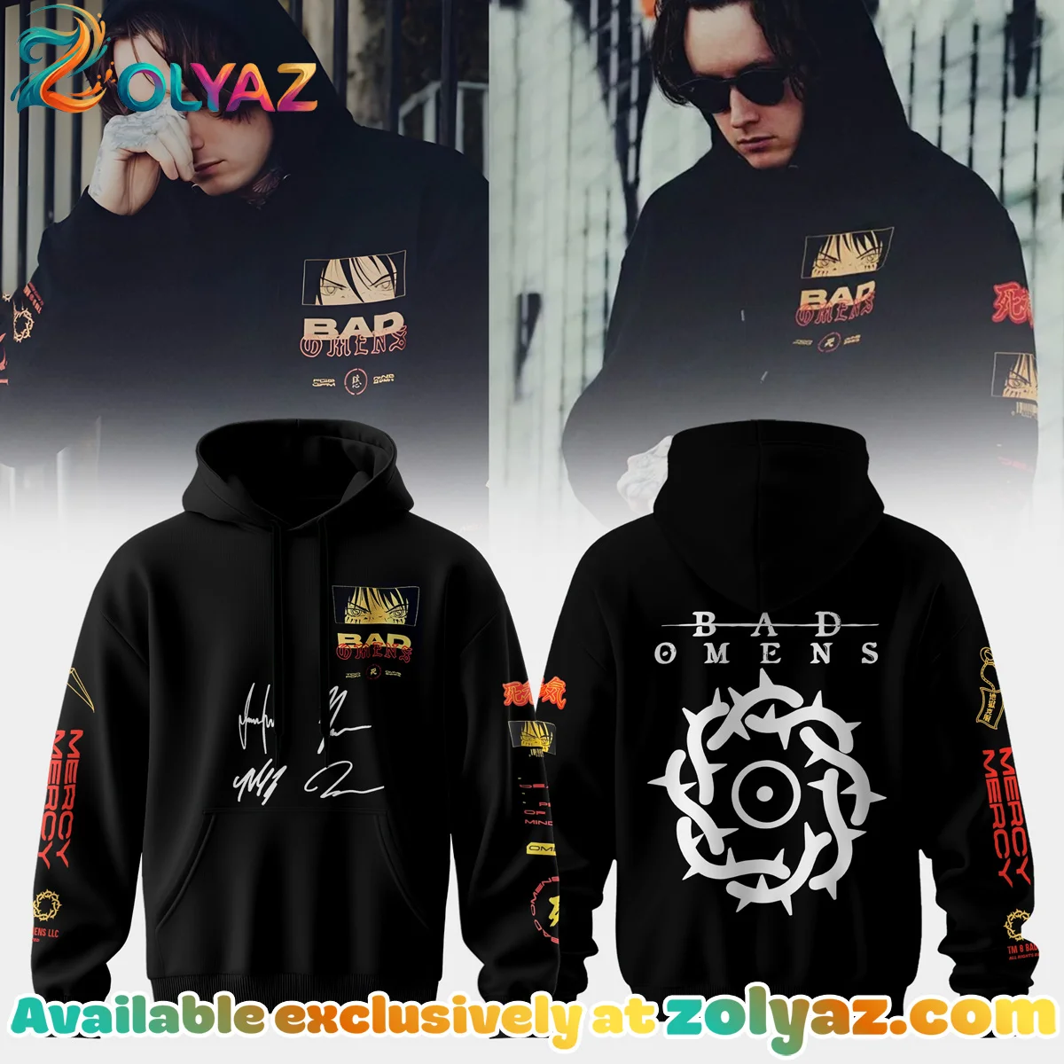 Bad Omens Do You Feel Love Tour T-Shirt & Hoodie (Style 8)