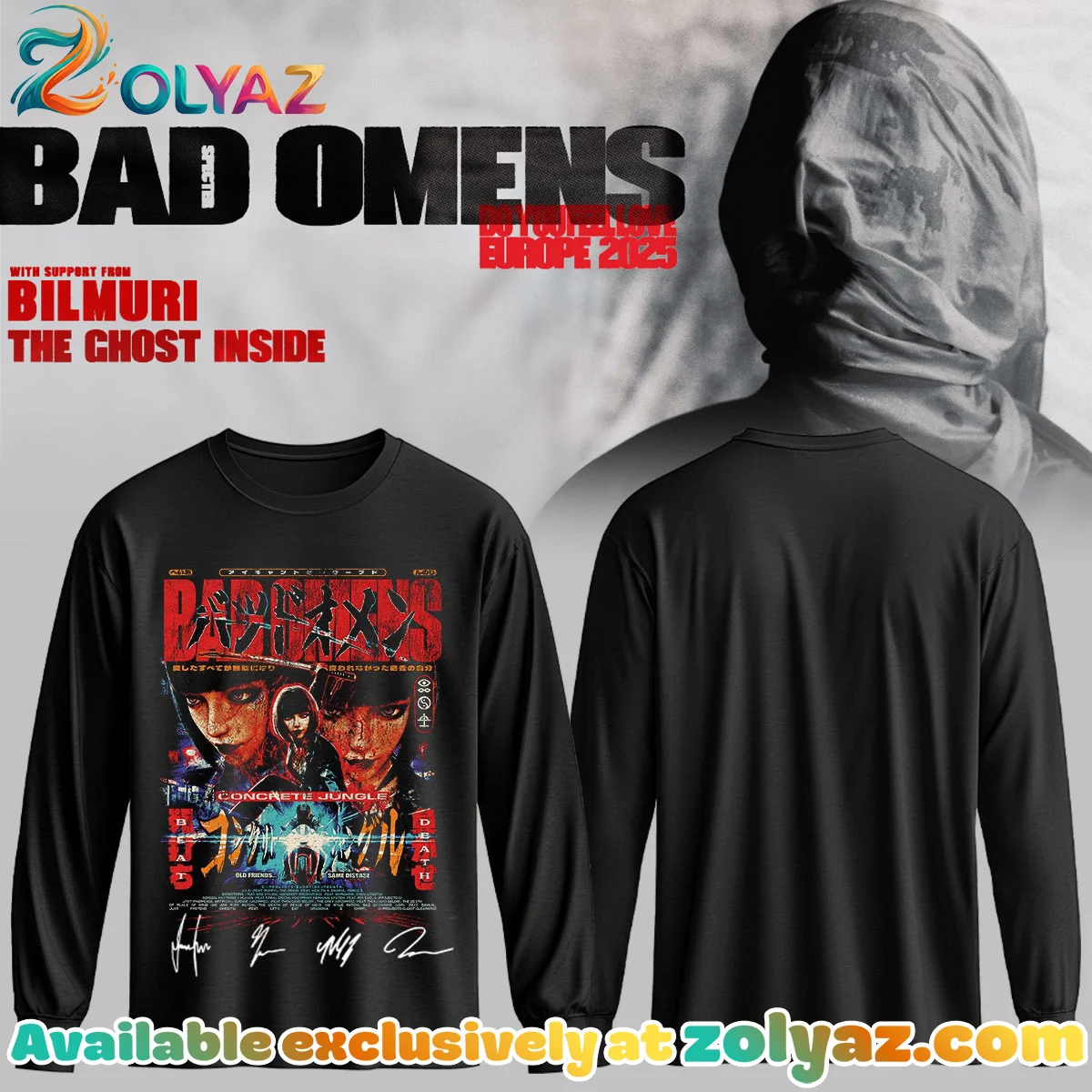 Bad Omens Do You Feel Love Tour T-Shirt & Hoodie - Part 2