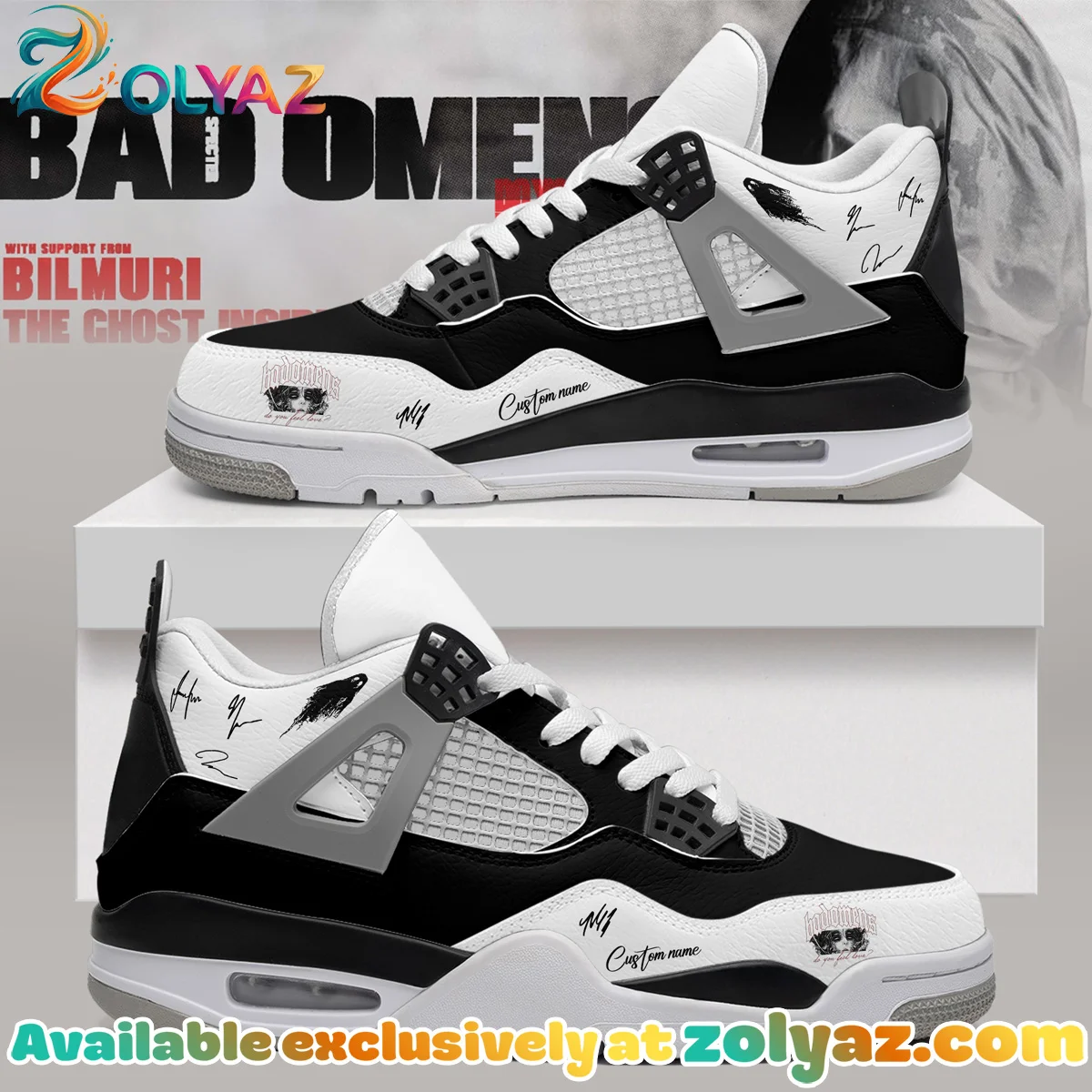 Bad Omens Do You Feel Love Tour Custom Air Force 1 & Jordan 1 Shoes [Batch 21]
