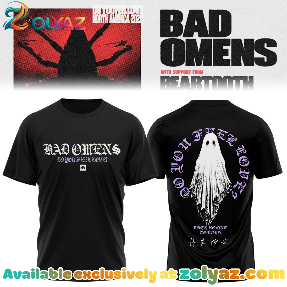 Bad Omens Do You Feel Love Tour Shirt & Hoodie - Variant 2