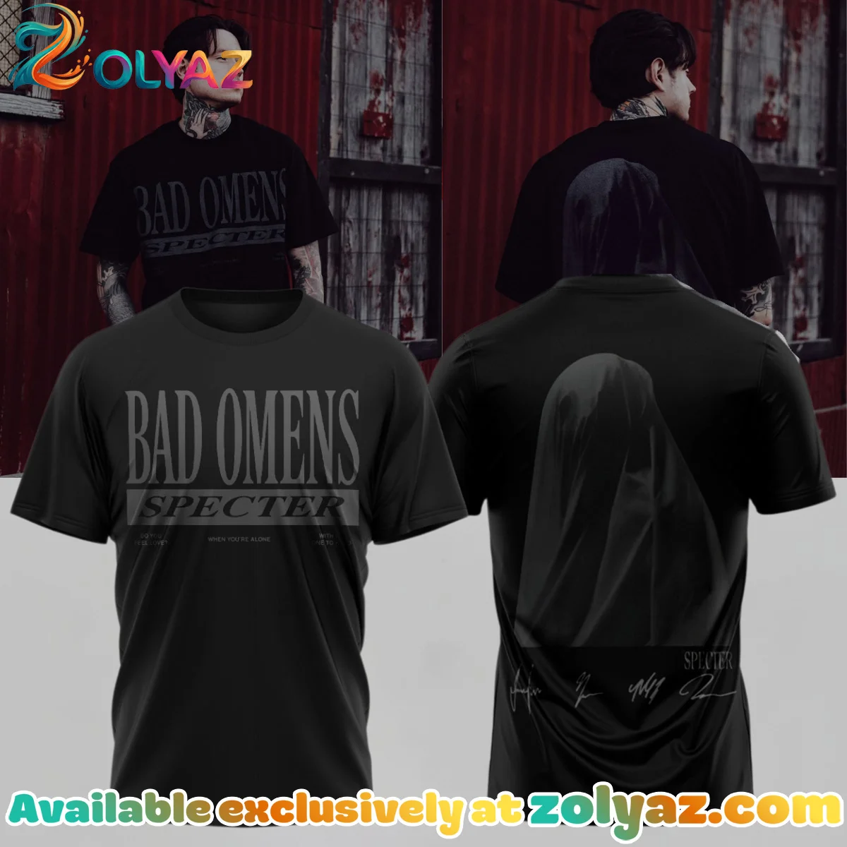 Bad Omens Do You Feel Love Tour T-Shirt & Hoodie (Style 3)