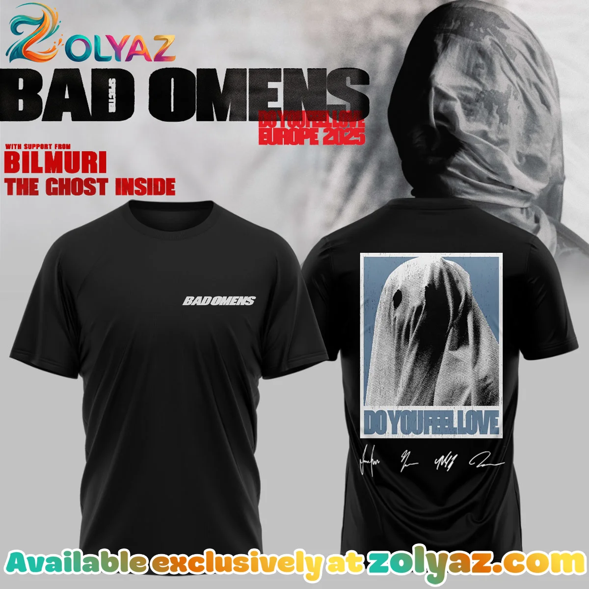 Bad Omens Do You Feel Love Tour Shirt & Hoodie - Part 9