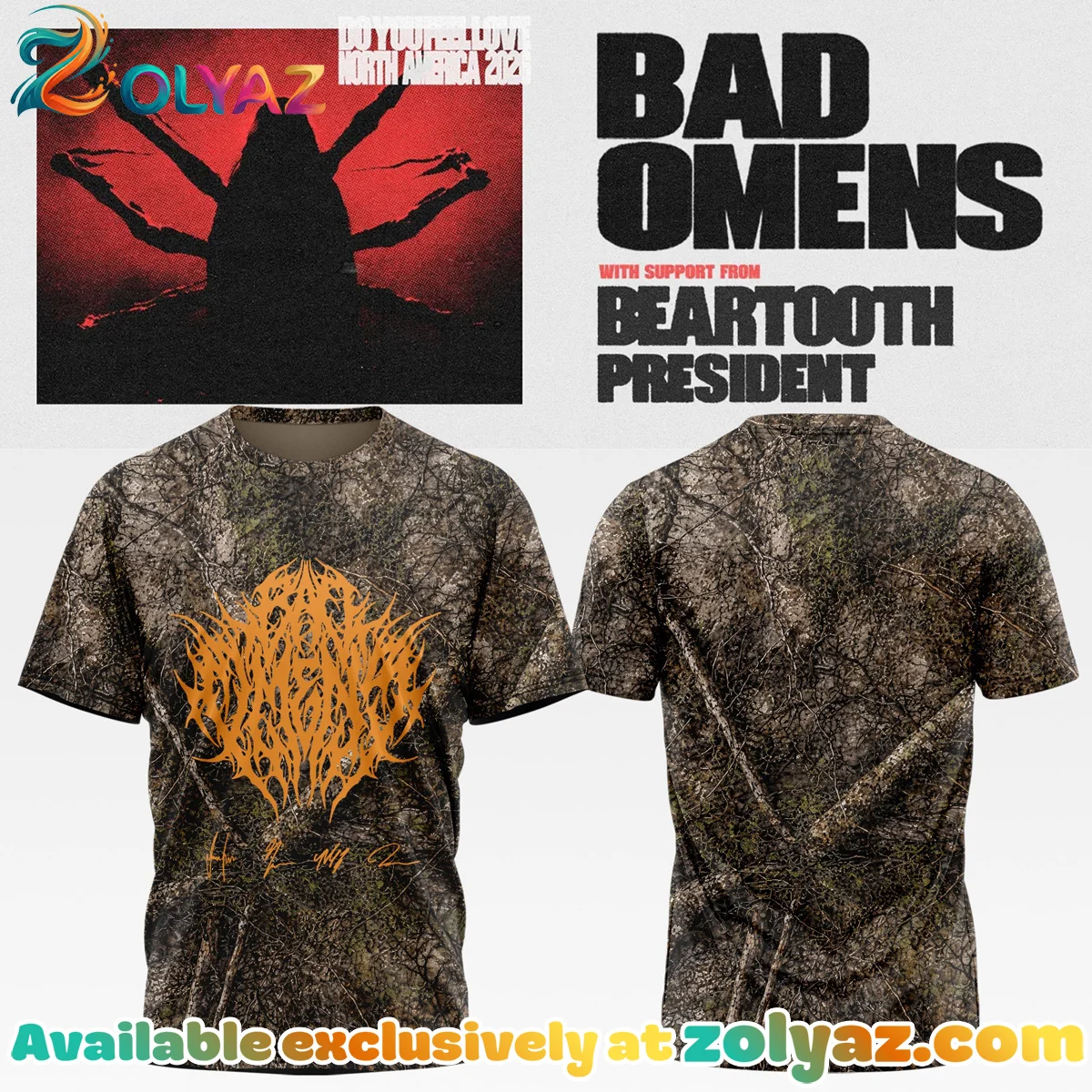 Bad Omens Do You Feel Love Tour T-Shirt & Hoodie - Part 1