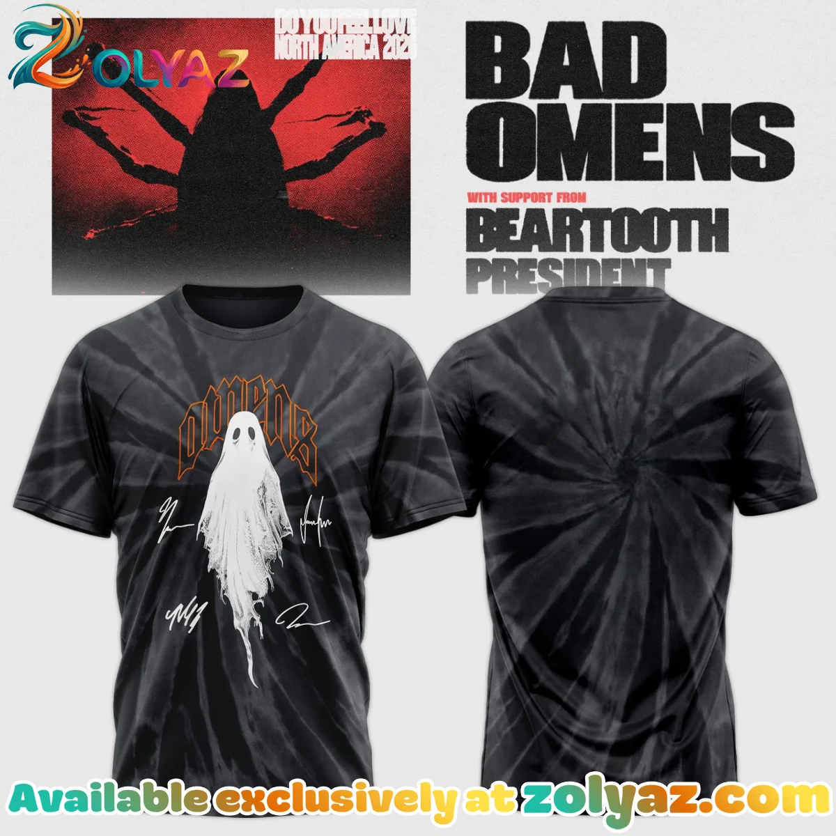 Bad Omens Do You Feel Love Tour T-Shirt & Hoodie - Series 10