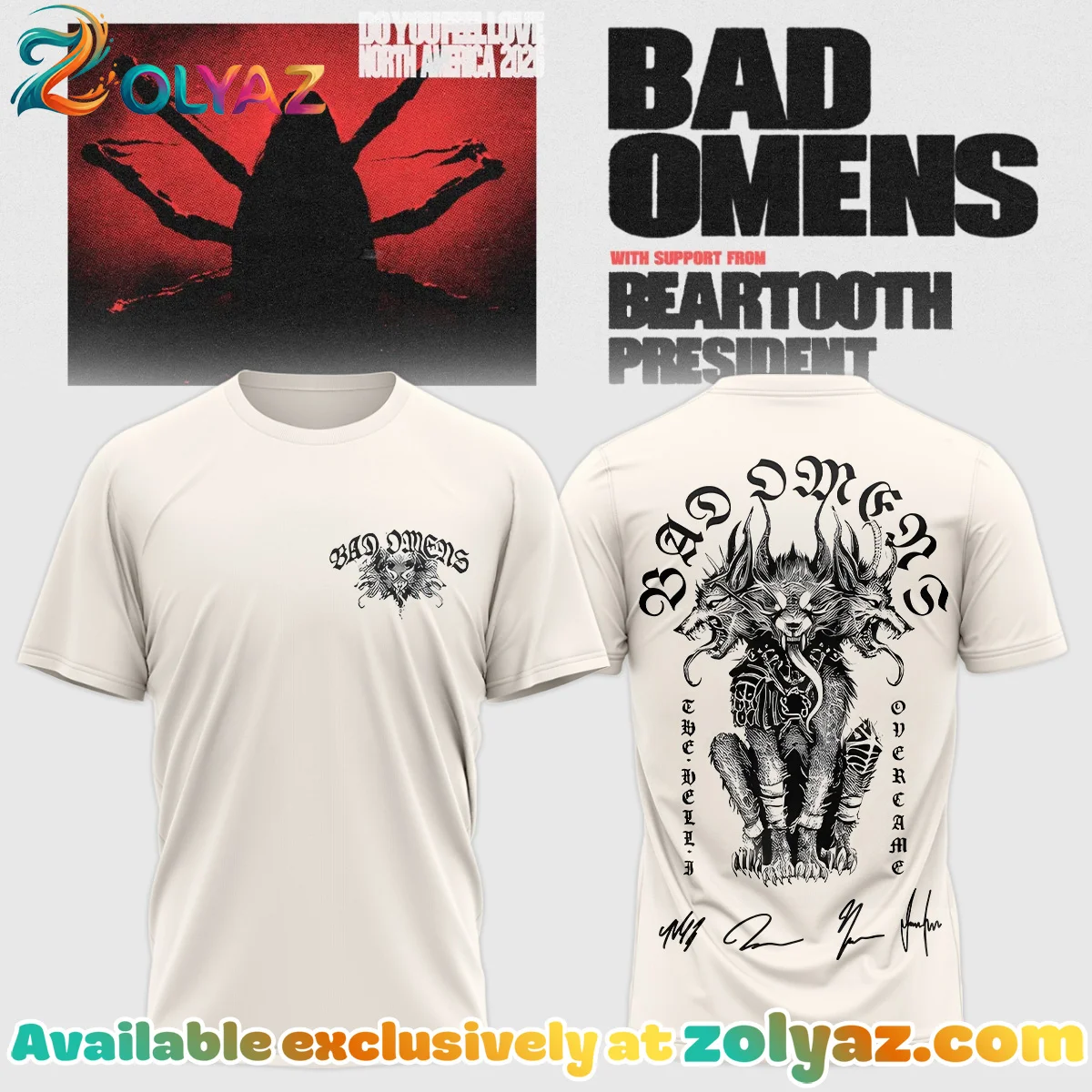 Bad Omens Do You Feel Love Tour T-Shirt & Hoodie - Variant 14