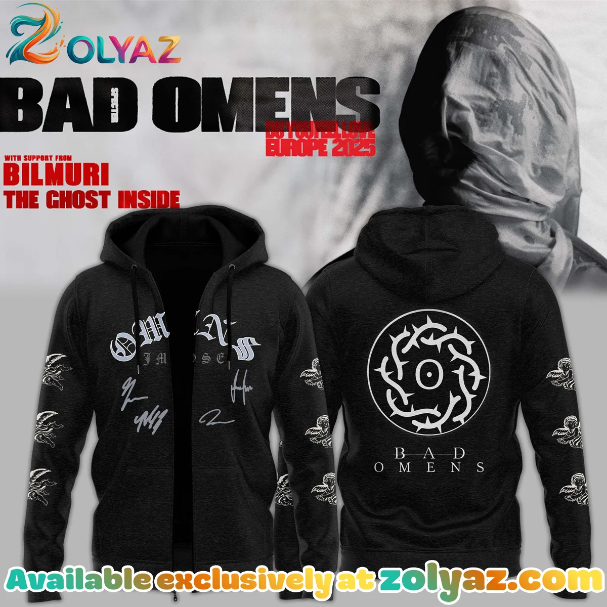Bad Omens Do You Feel Love Tour Shirt & Hoodie - Part 20