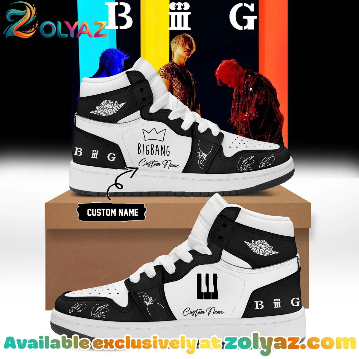 BB WORLD TOUR XX COSMOS Custom Air Force 1 & Jordan 1 Shoes - Variant 3