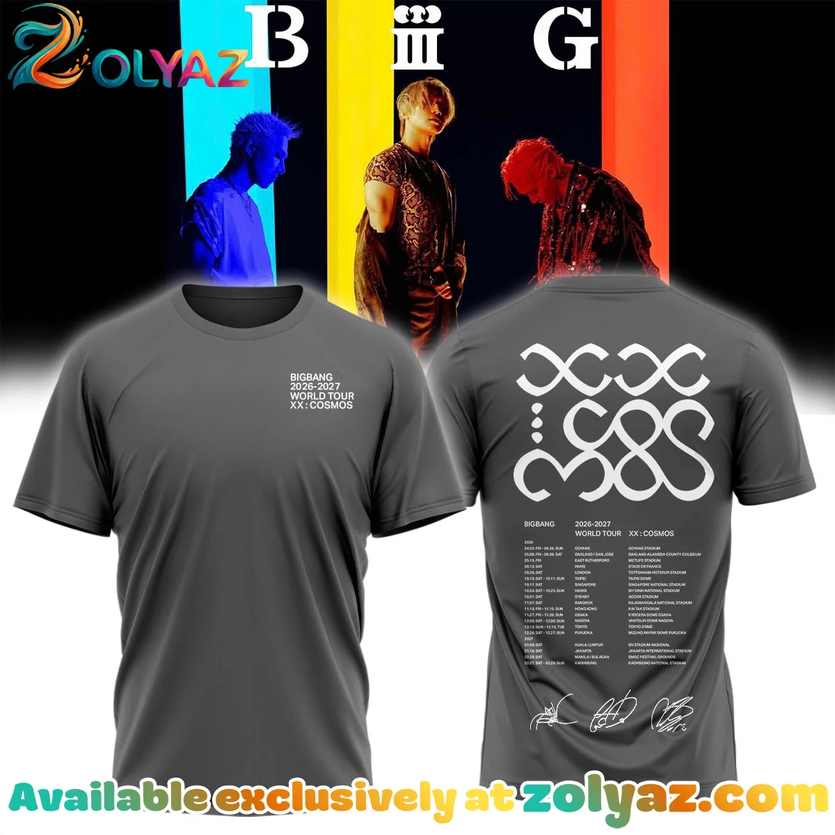 BB WORLD TOUR XX COSMOS Shirt & Hoodie - Series 11