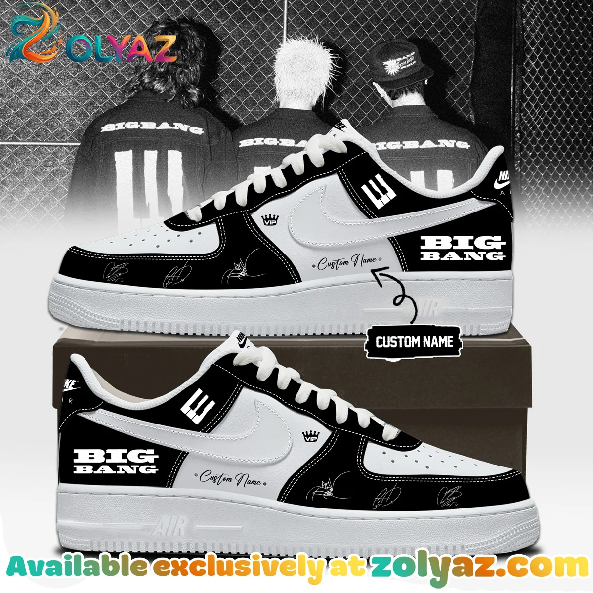 Big Bang Custom Air Force 1 & Jordan 1 Shoes - Series 10