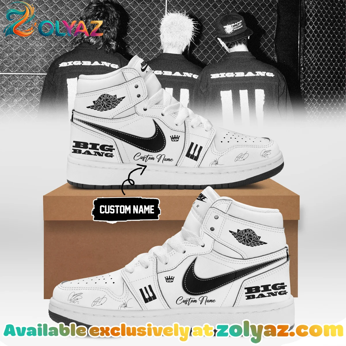 Big Bang Custom Air Force 1 & Jordan 1 Shoes - Series 7