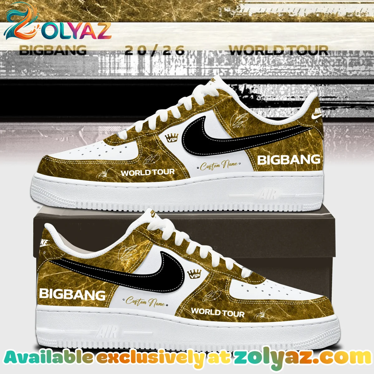 Big Bang Custom Air Force 1 & Jordan 1 Shoes (Release 11)