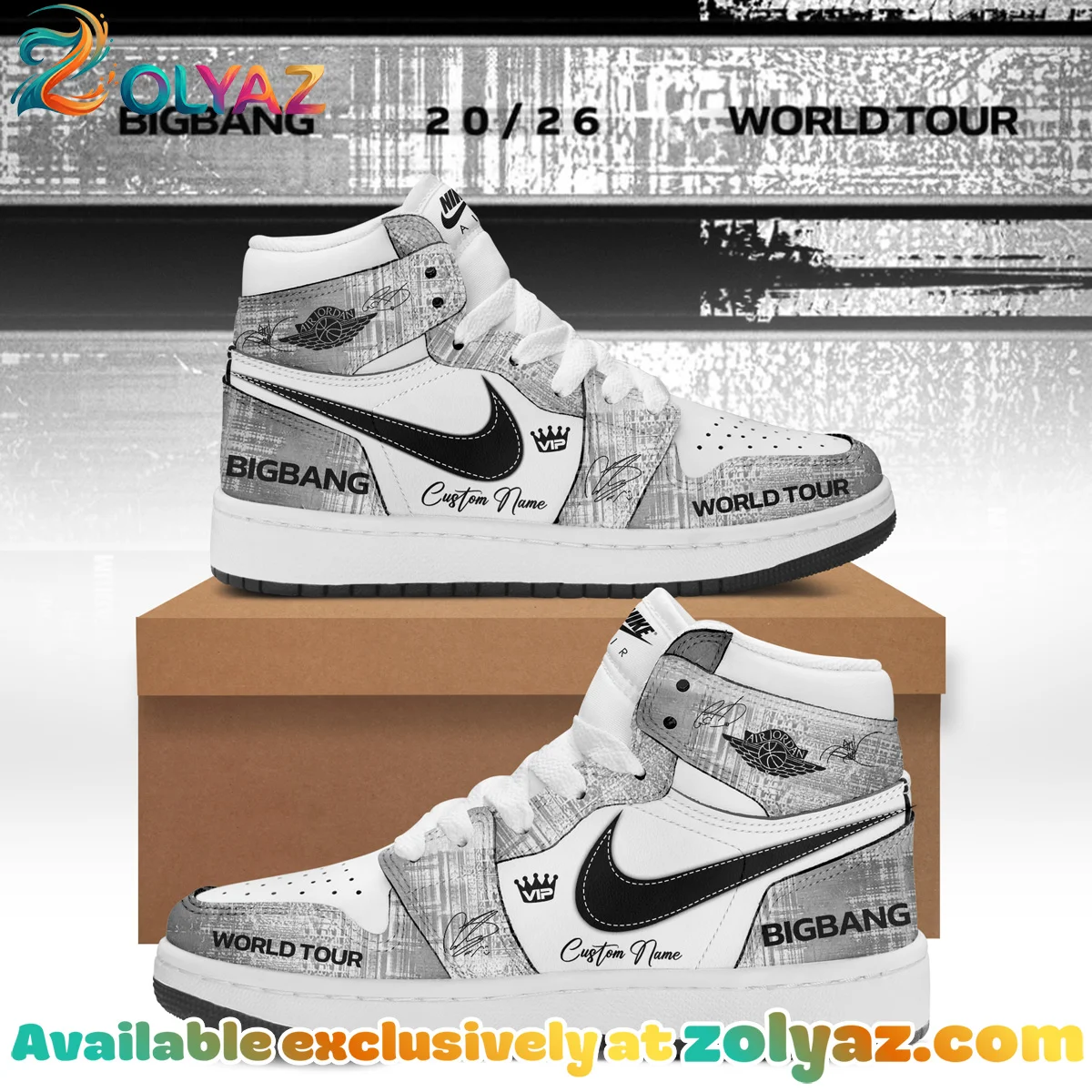 Big Bang Custom Air Force 1 & Jordan 1 Shoes - Variant 7