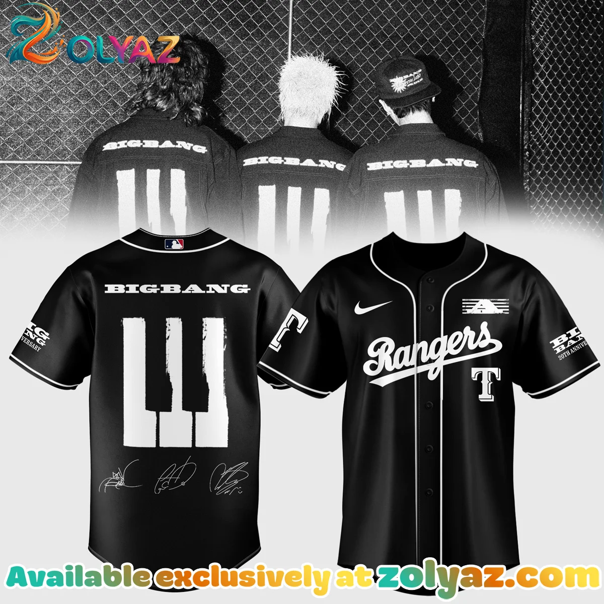 Big Bang x MLB Jersey Big Bang x MLB Jersey