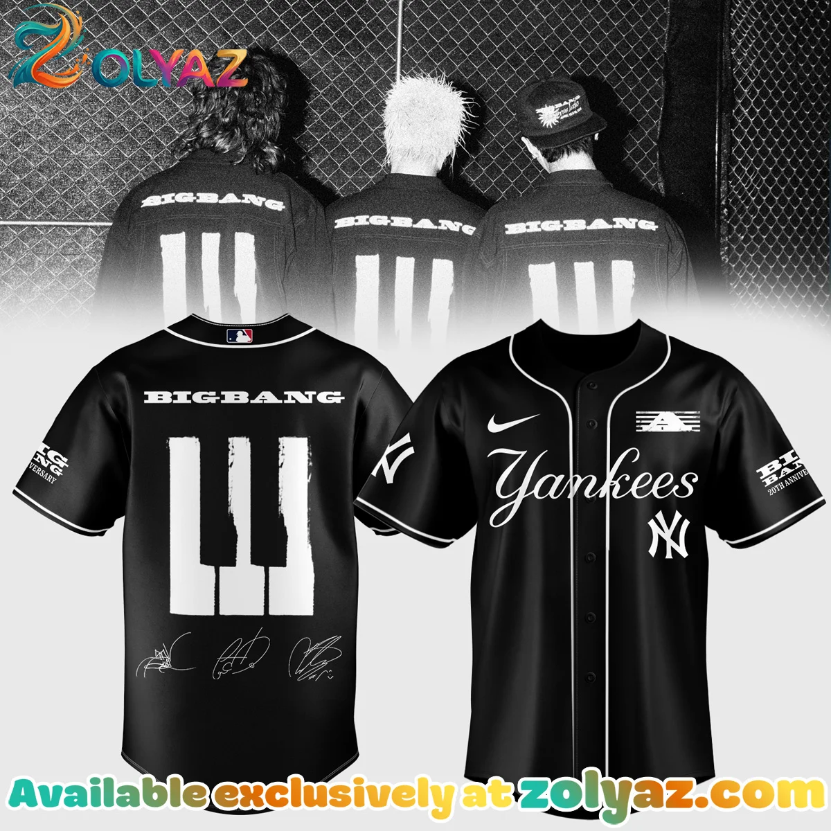 Big Bang x MLB Jersey Big Bang x MLB Jersey