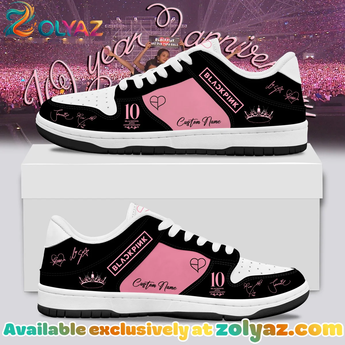 BLACKPINK Signature Custom Air Force 1 & Jordan 1 Shoes - Series 1