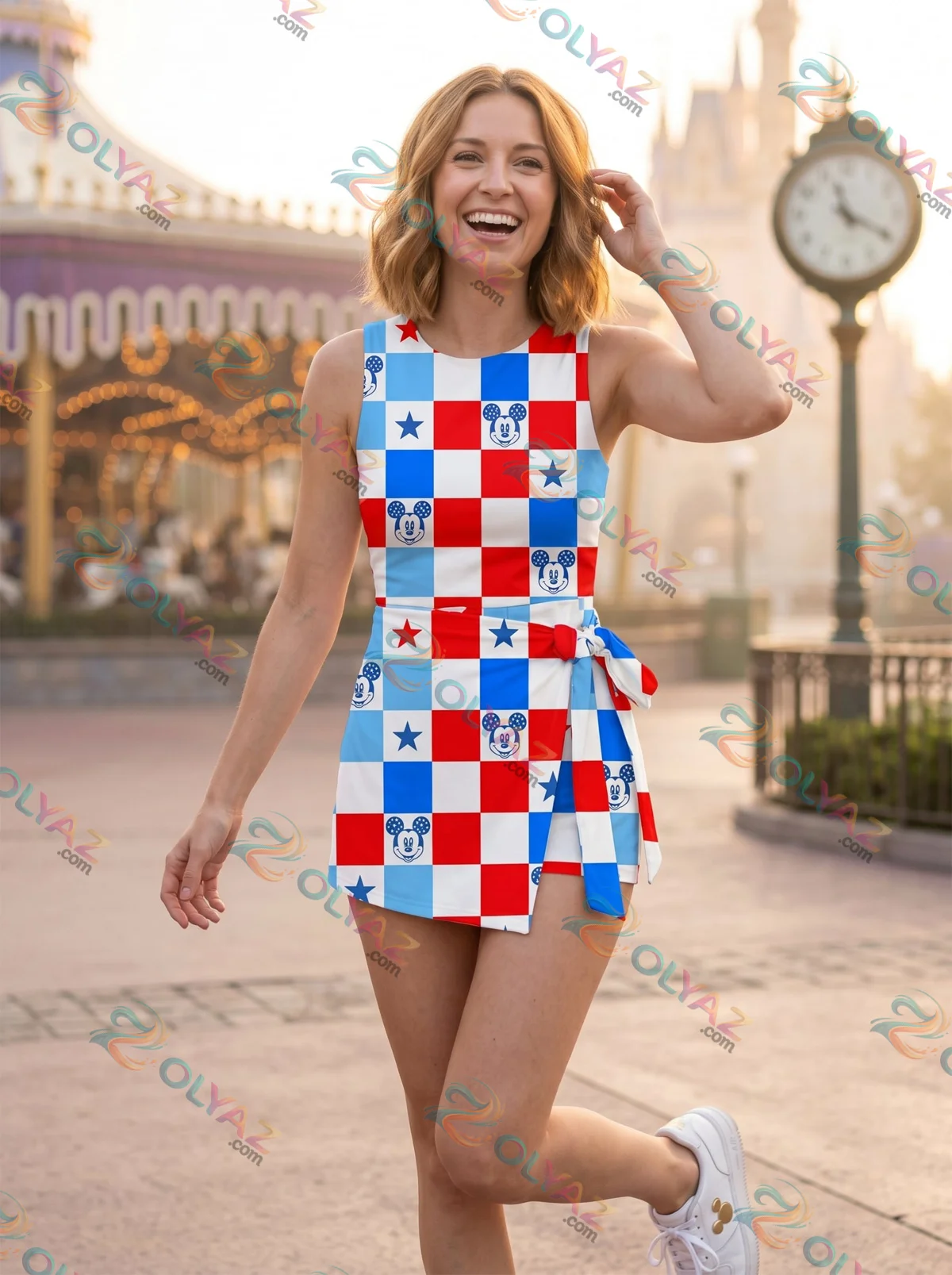Classic Mickey Athletic Dress - Tennis Dress Skirt, Disney Park Vacation Outfit, Mickey Skort Dress Classic Mickey Athletic Dress - Tennis Dress Skirt, Disney Park Vacation Outfit, Mickey Skort Dress