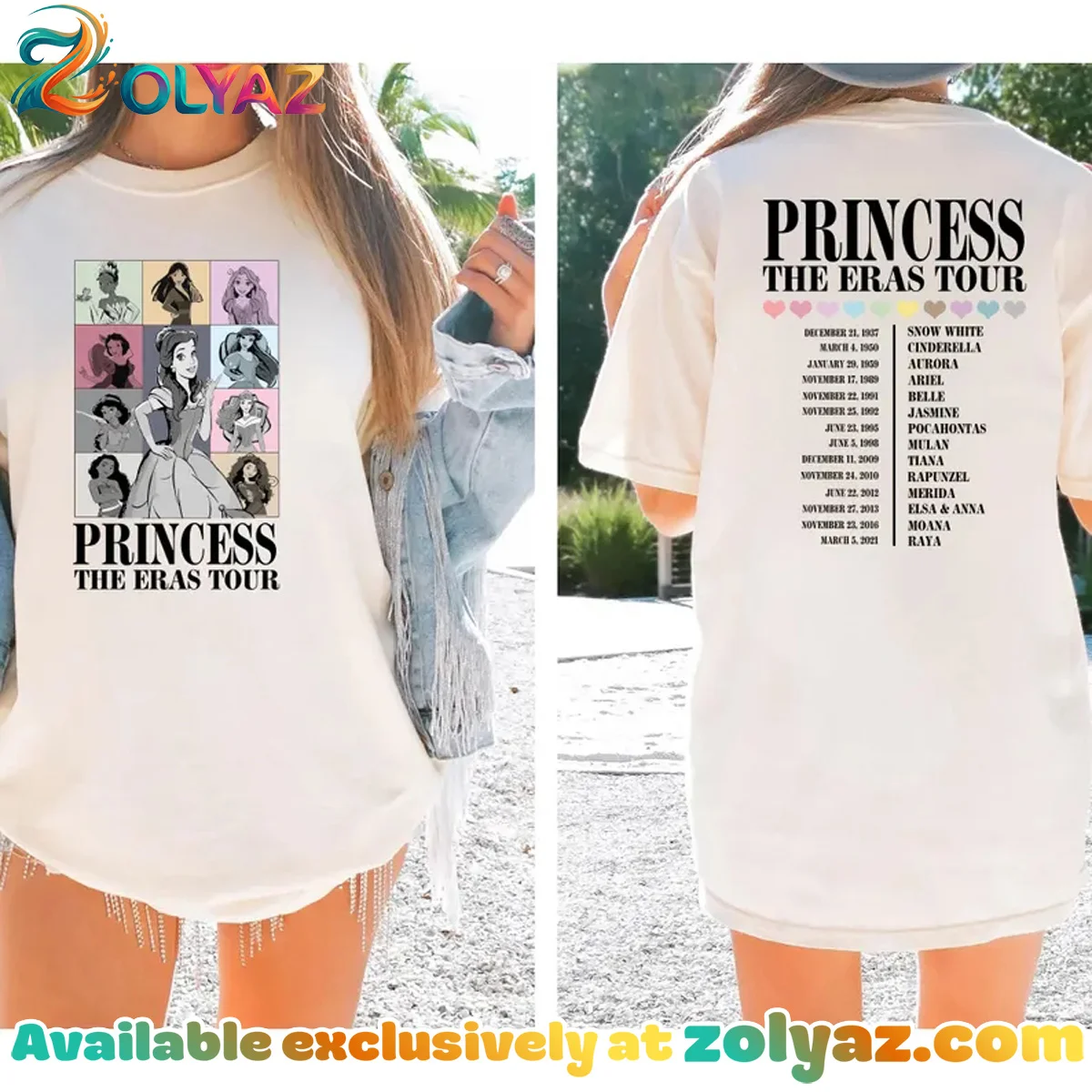Disney Princess Belle The Eras Tour Shirt & Hoodie Disney Princess Belle The Eras Tour Shirt & Hoodie