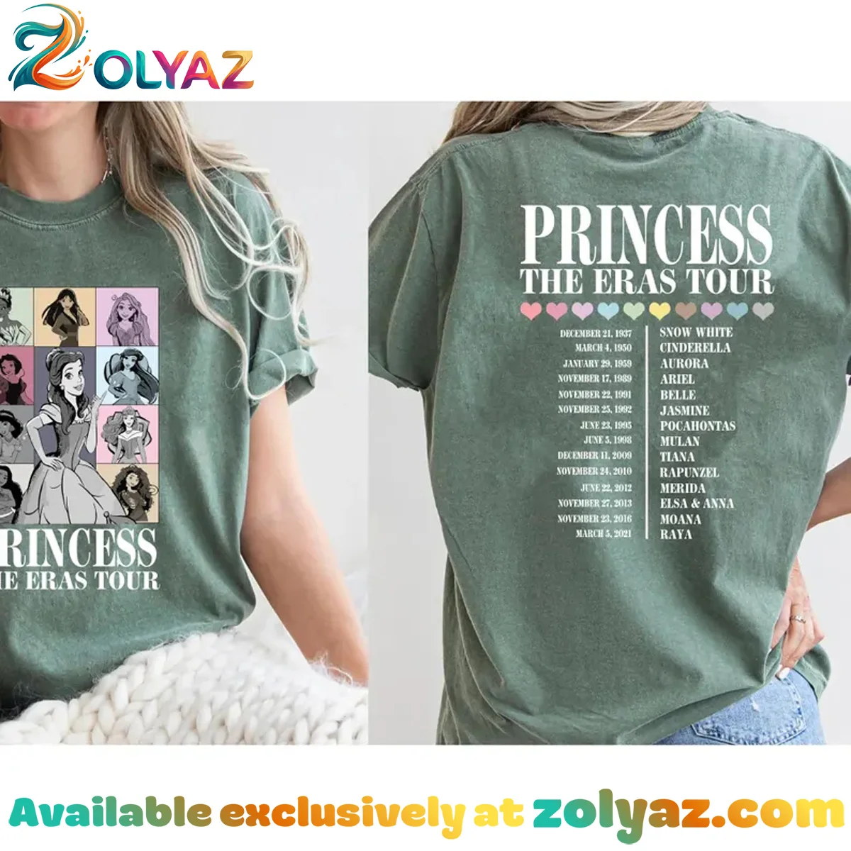 Disney Princess Belle The Eras Tour Shirt & Hoodie Disney Princess Belle The Eras Tour Shirt & Hoodie