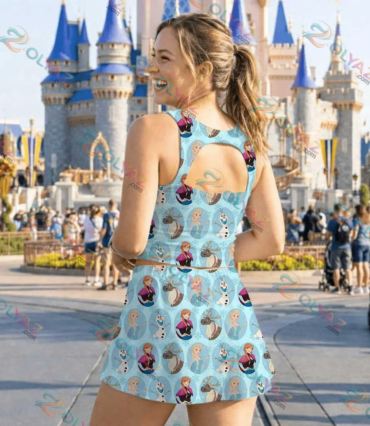 Coquette Elsa, Frozen Dress Coquette Elsa, Frozen Dress
