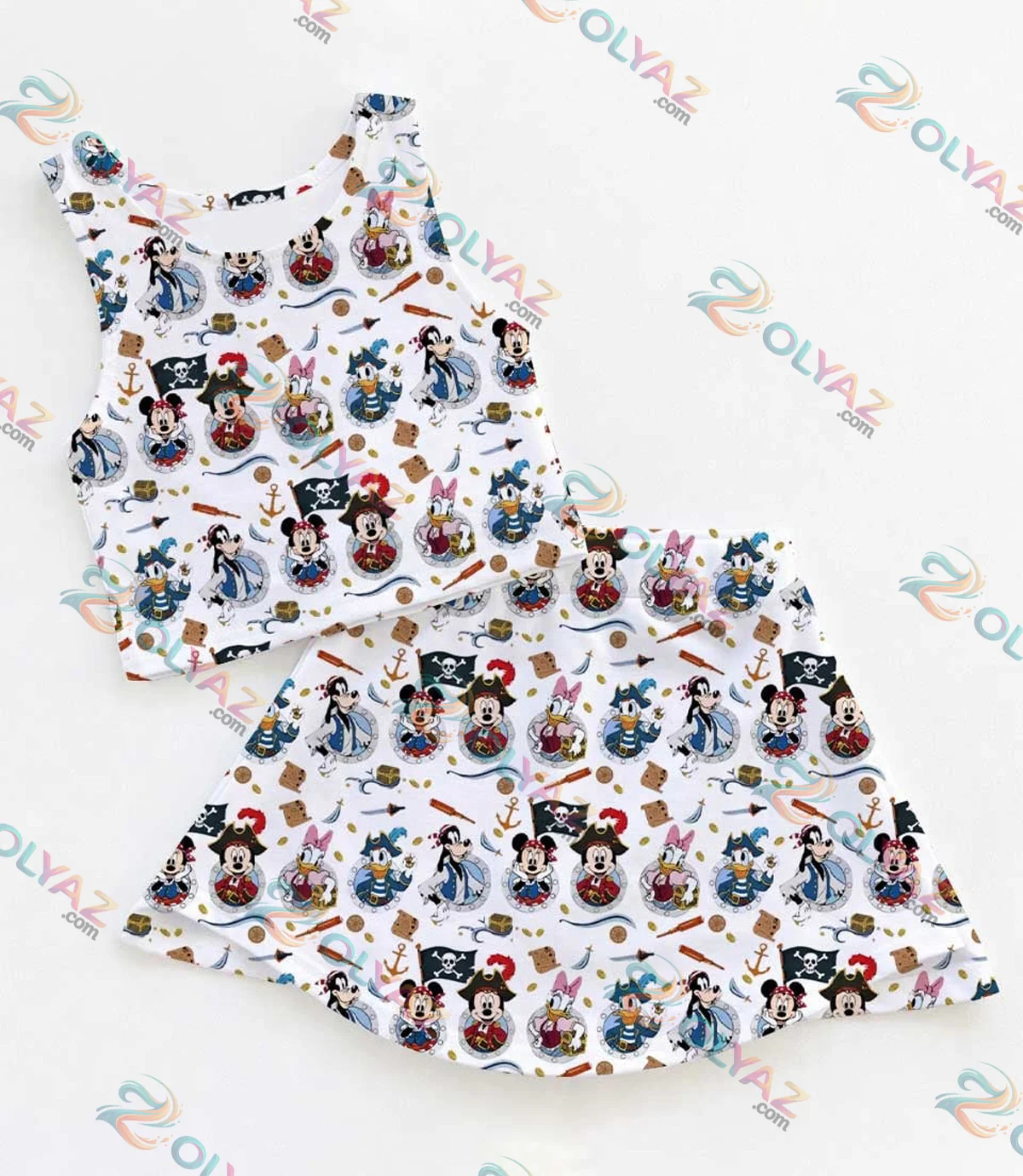 Sailor Mickey, Minnie Dress Set